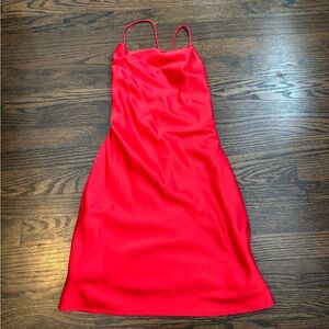 Princess Polly Celena Mini Dress Red, size 2